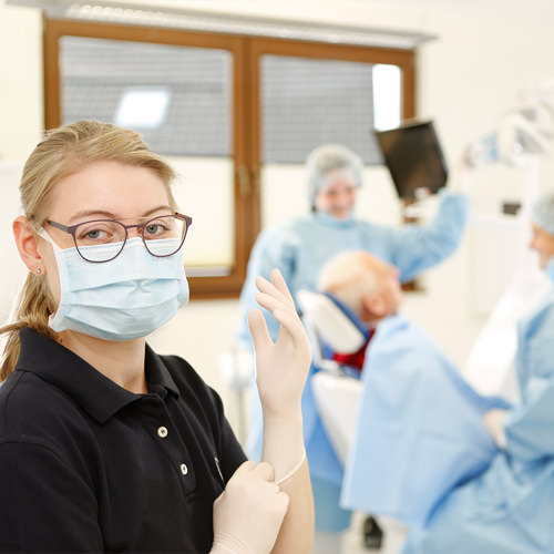 Zahnärztin Borgentreich - Dr. Sauer - Vorbereitung Behandlung